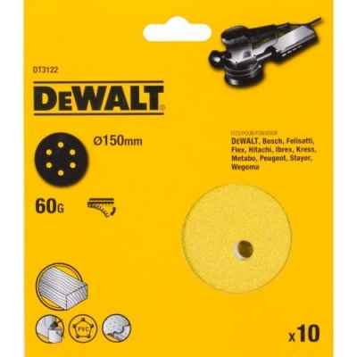 DeWalt Шлифкруги  Ø 150-10шт