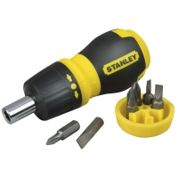 Stanley Отвертка укороченная " Multibit Ratchet Stubby"