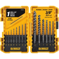 DeWalt DWAM1215 Набор сверл из черного оксида (15 предметов)